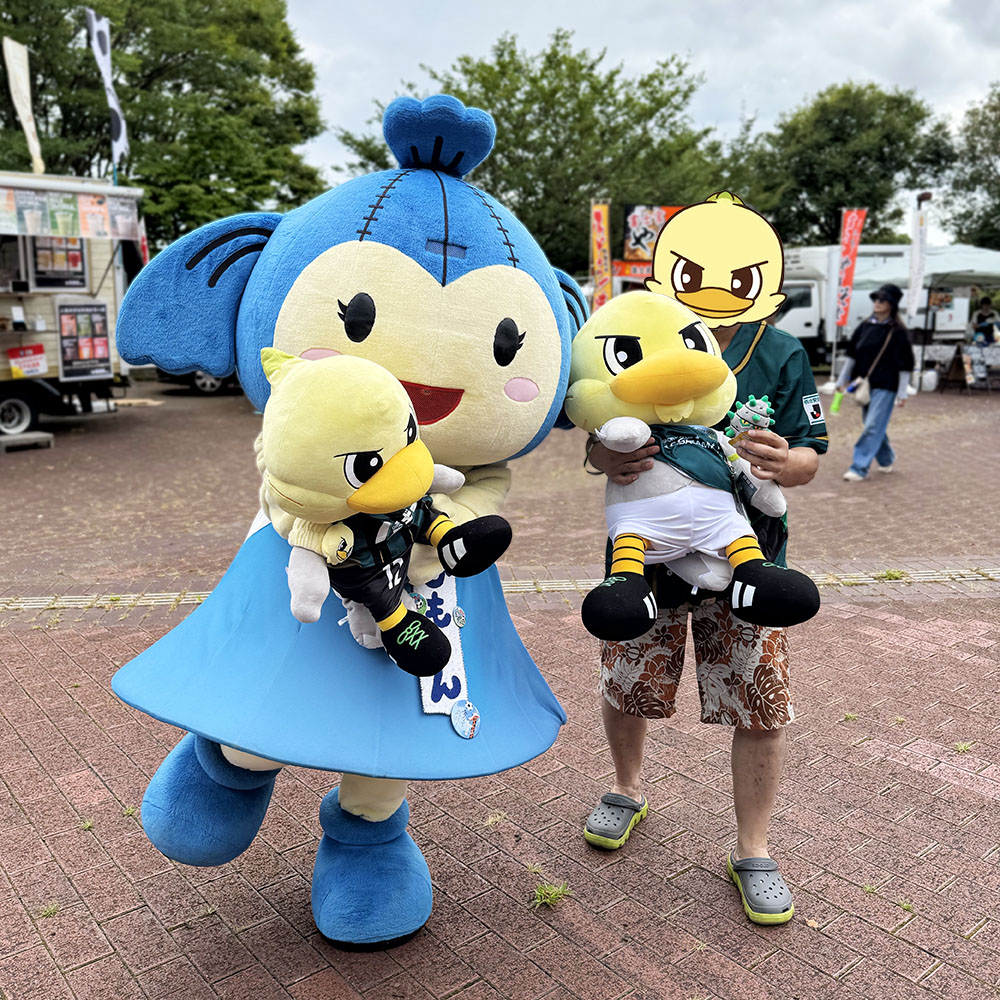 SC相模原のガミティとパシャ！